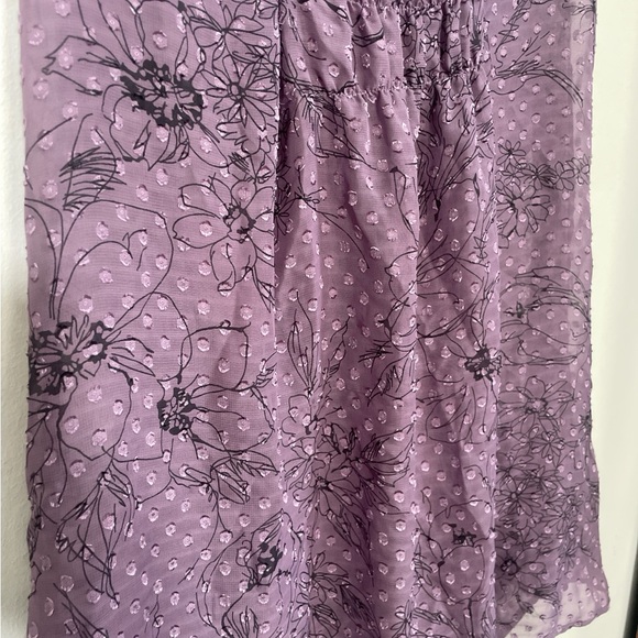 Daniel Rainn Lavender Floral Ruffle-Trim Sleeveless Camisole - Picture 6 of 6